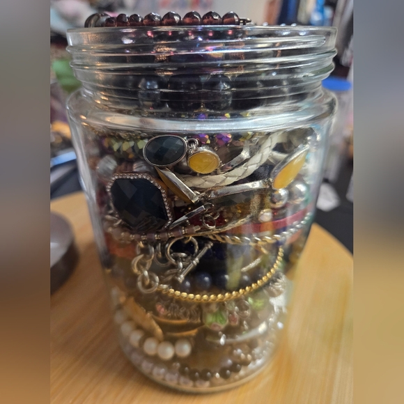 Mystery (Bracelets Only) Large Jewelry Glass Jar #25 - Picture 3 of 6